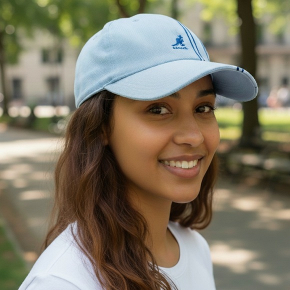 Vintage Kangol Sky Blue Cap - Picture 1 of 9